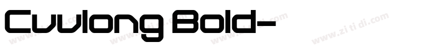 Cuulong Bold字体转换